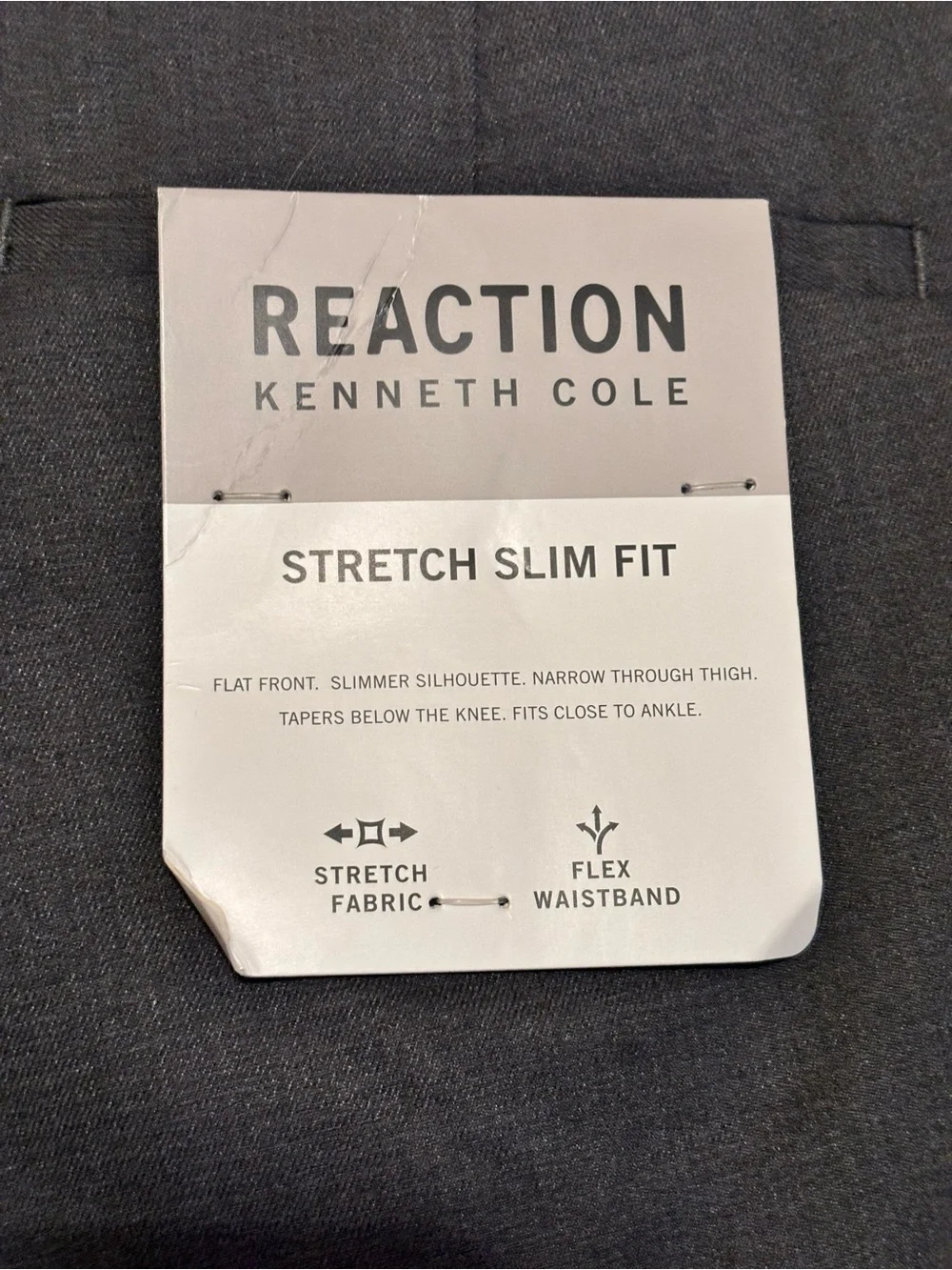 NWT Reaction by Kenneth Cole pants trouser men’s size 30x32